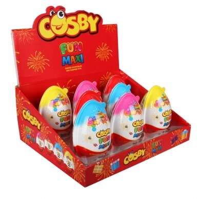 Cosby Fun Maxi kiaušiniai su žaisliuku ir ledinuku, 14 g x8