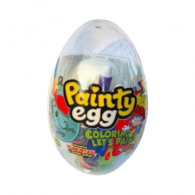 Painty kiaušiniai su saldainiais ir žaisliuku, 20 g x12 2