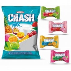 Crash Mix įvairių vaisių skonių su pieniniu įdaru, 1 kg