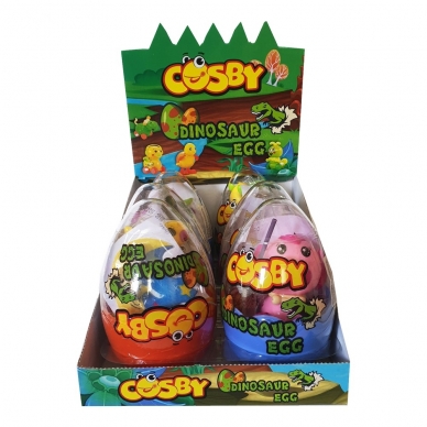 Cosby Dinosaur kiaušiniai su žaisliuku ir ledinuku, 16 g x6