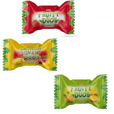 Fruity Duos įvairių vaisių skonių, 1 kg 2