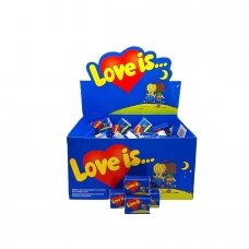 Love is... kramtomoji guma braškių ir bananų skonio, 4,2 g x100