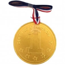 Pieninio šokolado aukso medalis "Nr. 1", 20 g